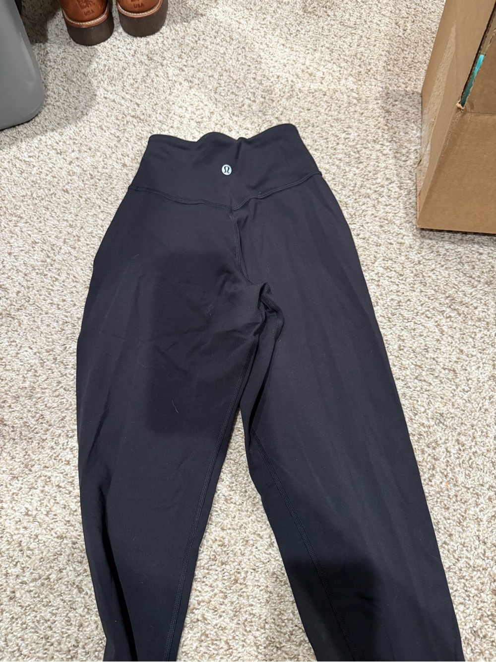 Lululemon High-Rise Black align joggers size 0